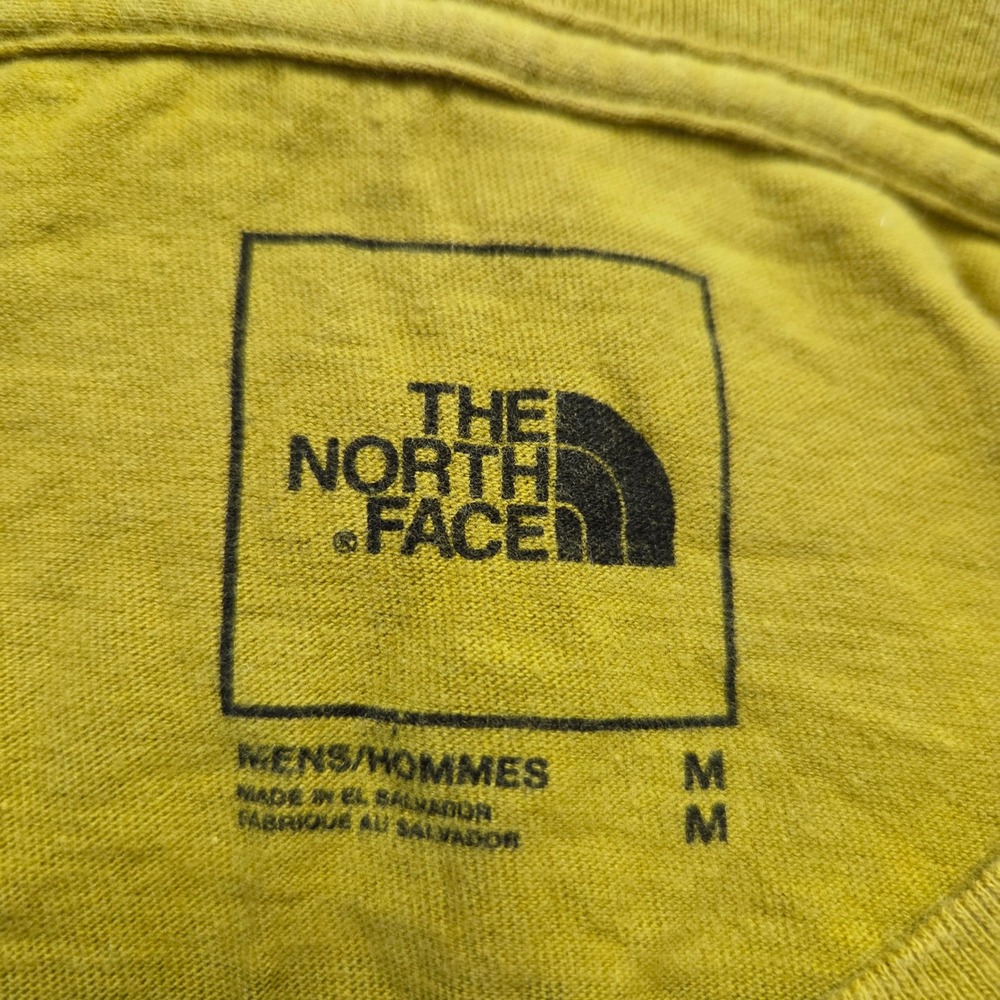 The North Face Mustard Yellow Logo Tee Size Medium - Picture 3 of 6